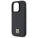 Kryt DKNY REPEAT PATTERN STACK pro iPhone 16 Pro Max černý