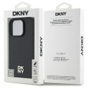 Kryt DKNY REPEAT PATTERN STACK pro iPhone 16 Pro Max černý