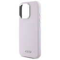 Kryt DKNY LIQUID SILICONE pro iPhone 16 Pro Max pink