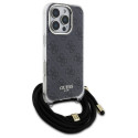 Kryt Guess Crossbody Cord 4G iPhone 16 Pro - černý