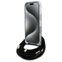 Kryt Guess Crossbody Cord 4G iPhone 16 Pro - černý