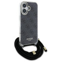 Kryt Guess Crossbody Cord 4G iPhone 16 Pro - černý