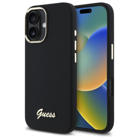 Kryt Guess pro iPhone 16 - černý