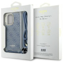 Kryt Guess Crossbody Cord 4G Print pro iPhone 16 Pro Max - modrá