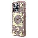 Kryt Guess IML Peony On 4G Background MagSafe iPhone 16 Pro