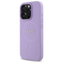 Kryt Guess Saffiano MagSafe pro iPhone 16 Pro - fialová