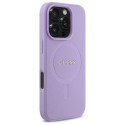 Kryt Guess Saffiano MagSafe pro iPhone 16 Pro - fialová
