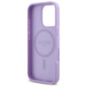 Kryt Guess Saffiano MagSafe pro iPhone 16 Pro - fialová