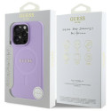 Kryt Guess Saffiano MagSafe pro iPhone 16 Pro - fialová