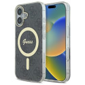 Kryt Guess IML 4G MagSafe pro iPhone 16 Plus - černý