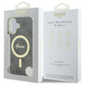Kryt Guess IML 4G MagSafe pro iPhone 16 Plus - černý