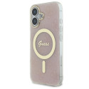 Kryt Guess IML 4G MagSafe iPhone 16 Plus pink