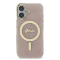 Kryt Guess IML 4G MagSafe iPhone 16 Plus pink