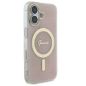 Kryt Guess IML 4G MagSafe iPhone 16 Plus pink