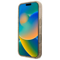 Kryt Guess IML Peony ON pro iPhone 16 Pro Max - hnědý