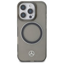 Kryt Mercedes SILVER RING MagSafe pro iPhone 16 Pro - černý