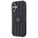 Kryt Mercedes MB Double Layer MagSafe pro iPhone 16 - black
