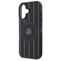 Kryt Mercedes MB Double Layer MagSafe pro iPhone 16 - black