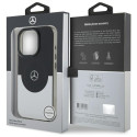 Kryt Mercedes Double Layer BiColor pro iPhone 16 Pro Max (silver)