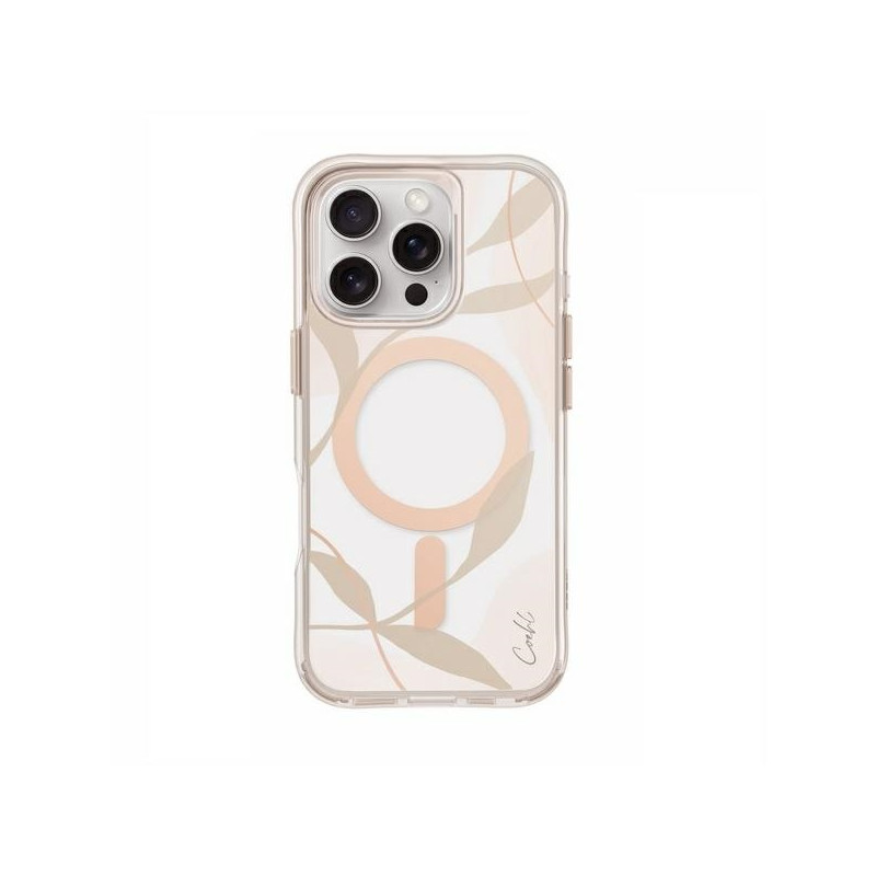 Kryt UNIQ COEHL VERDURE pro iPhone 16 Pro - transparentní