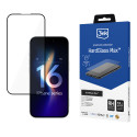 3mk HARDGLASS MAX černé pro iPhone 16 Pro Max (9H)