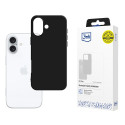 Kryt 3mk MATT CASE s MagSafe pro iPhone 16 - černá