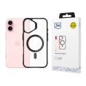 3mk Satin Armor MagCase pro iPhone 16 - clear/černý