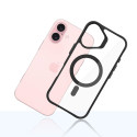 3mk Satin Armor MagCase pro iPhone 16 - clear/černý