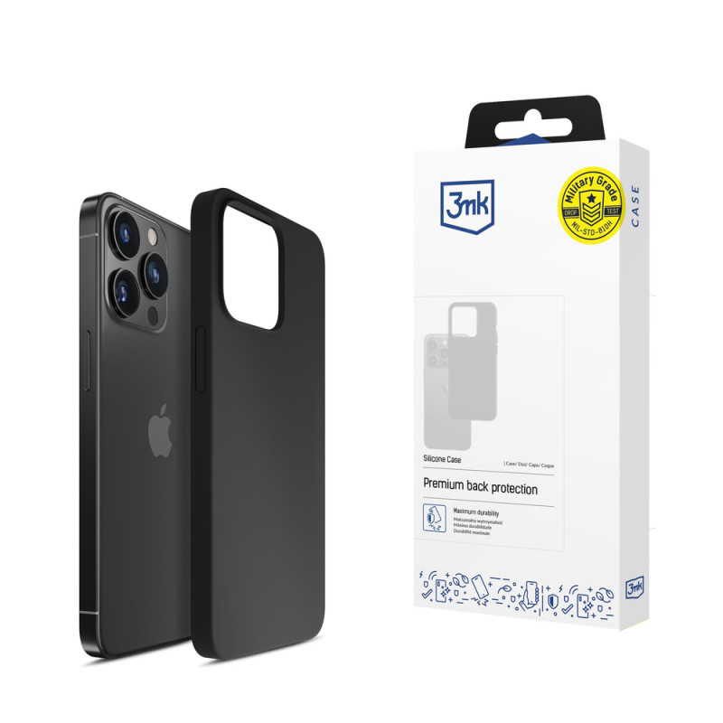 Kryt 3mk PROTECTION pro iPhone 16 Pro - black