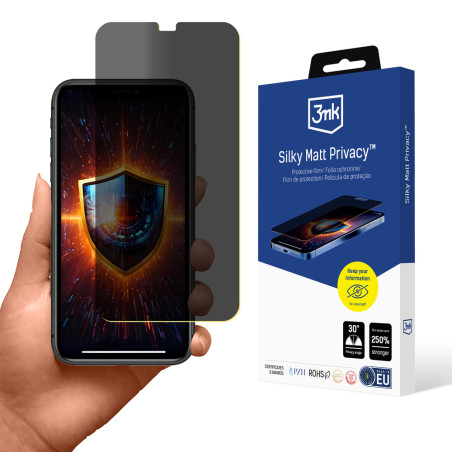 Ochranné sklo 3mk Silky Matt Privacy pro iPhone 11
