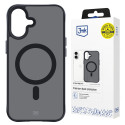 Kryt 3mk Smoke MagCase s MagSafe pro iPhone 16 - semi-transparent