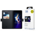 Kryt 3mk Wallet Case pro iPhone 16 - black