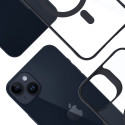 Kryt 3mk Satin Armor MagCase MagSafe pro iPhone 14 Plus - čirý/čern
