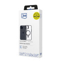 3mk Satin Armor MagCase s MagSafe iPhone 15 - clear/černá
