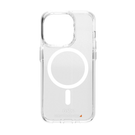 Kryt SBS D3O MagSafe pro iPhone 15 Pro - čirý