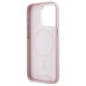 Kryt Karl Lagerfeld FW Metal Plate pro iPhone 15 Pro - růžová