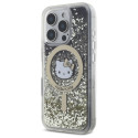 Kryt Hello Kitty LIQUID GLITTER FEVER iPhone 16 Pro - zlatý