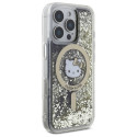 Kryt Hello Kitty LIQUID GLITTER FEVER iPhone 16 Pro - zlatý