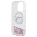 Kryt Hello Kitty Liquid Glitter MagSafe pro iPhone 16 Pro - bílý
