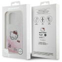 Kryt Hello Kitty Liquid Glitter pro iPhone 16 Pro Max - bílý
