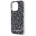 Kryt Karl Lagerfeld ZEBRA WITH CORD iPhone 16 Pro - fialová