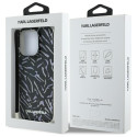 Kryt Karl Lagerfeld ZEBRA WITH CORD iPhone 16 Pro - fialová