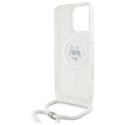 Kryt Karl Lagerfeld CHOUPETTE Head & Cord iPhone 16 Pro clear