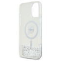 Kryt Karl Lagerfeld LIQUID GLITTER pro iPhone 16 Plus clear