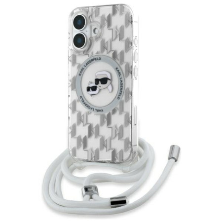 Kryt Karl Lagerfeld IML pro iPhone 16 - clear