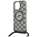 Kryt Karl Lagerfeld IML Crossbody pro iPhone 16 Pro Max