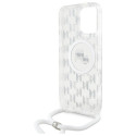 Kryt Karl Lagerfeld IML Crossbody pro iPhone 16 Pro Max - clear