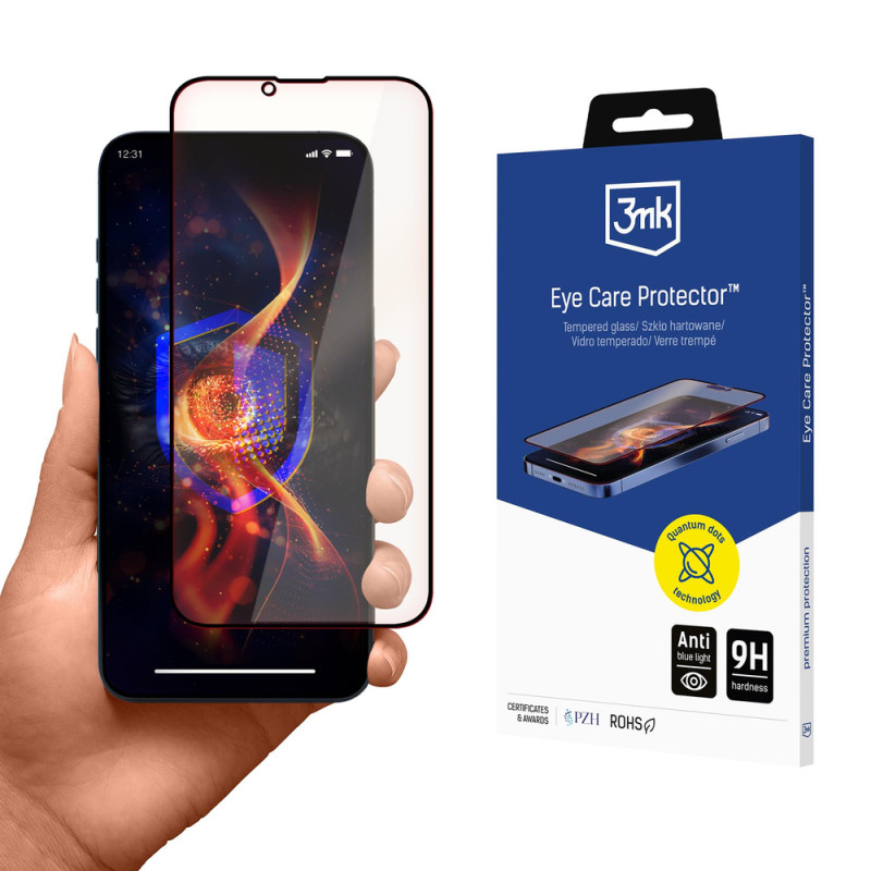 Ochranné sklo 3mk Eye Care Protector pro iPhone 13/13 Pro/14 - transparentní