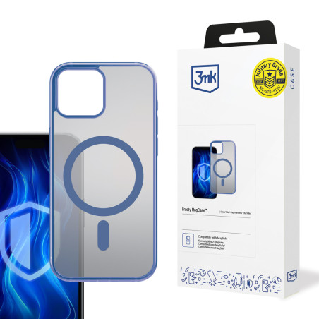 Kryt 3mk Frosty MagCase pro iPhone 15 Plus - blue