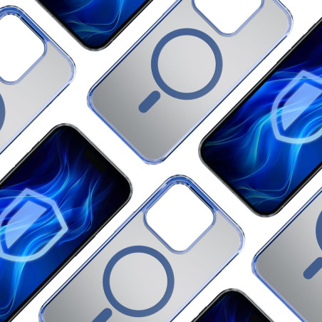 Kryt 3mk FROSTY MagCase iPhone 15 Pro Max modrý